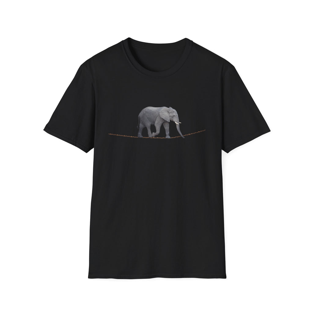 Elephant Tightrope Shirt Printify