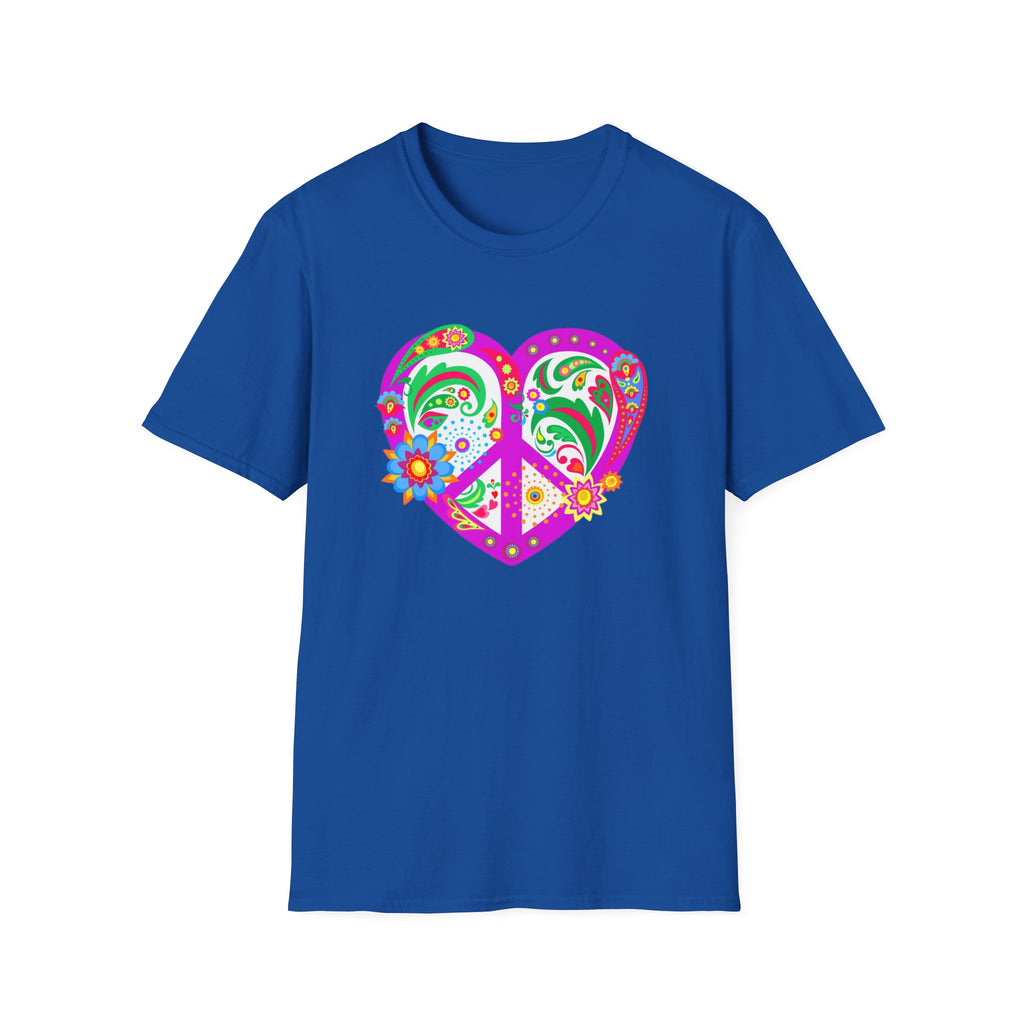 Heart Peace Symbol Shirt Printify