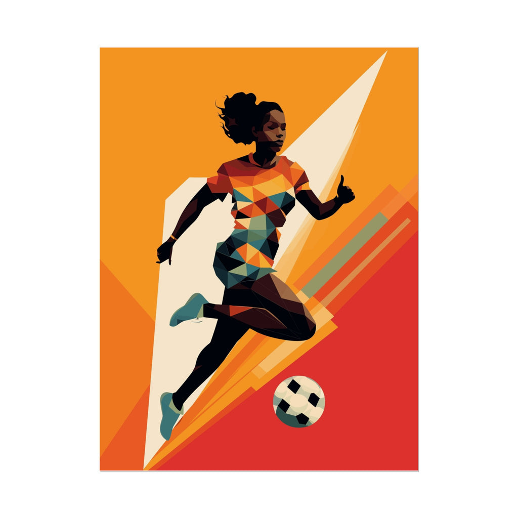 Flash Soccer Art Poster Printify