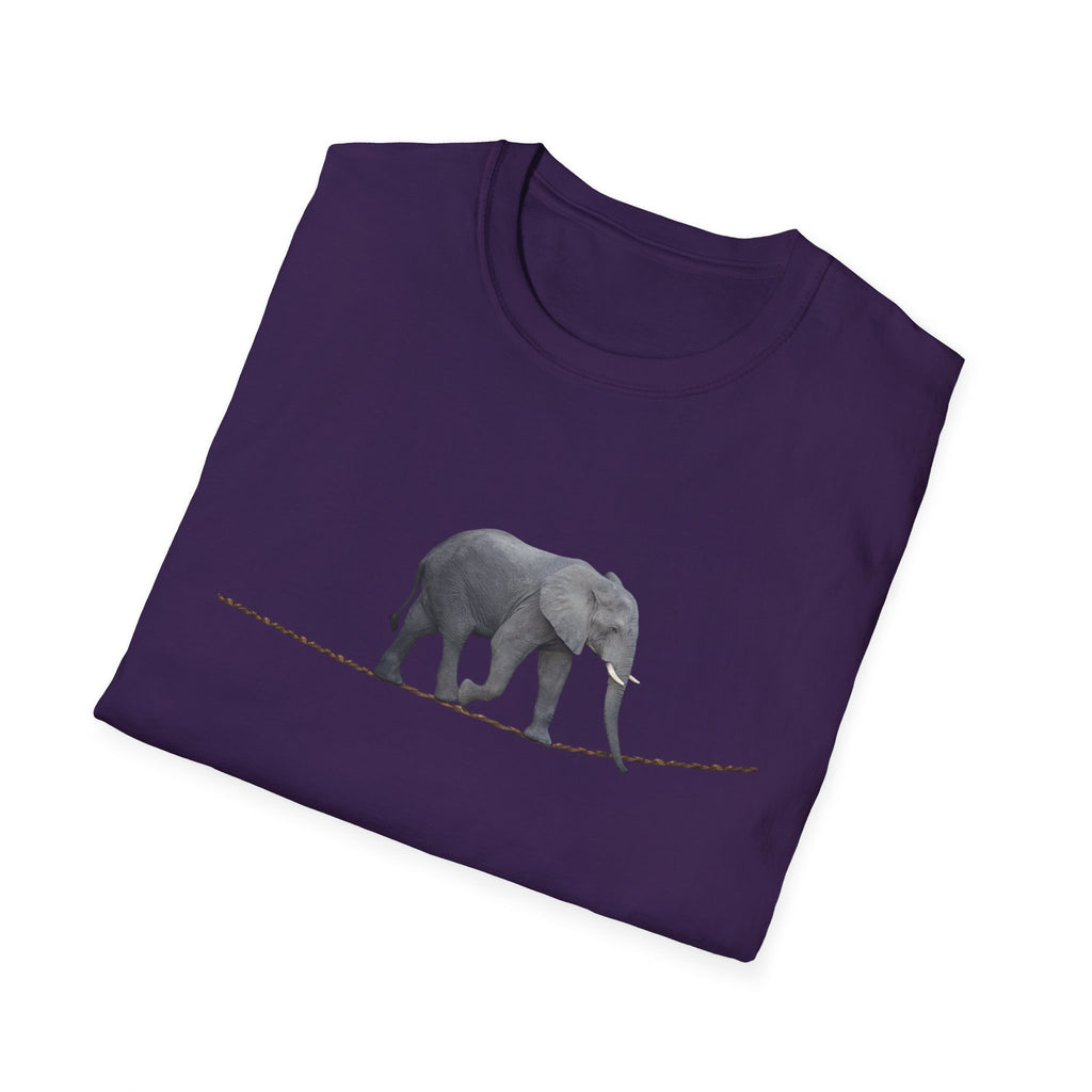 Elephant Tightrope Shirt Printify