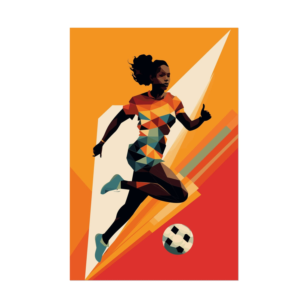 Flash Soccer Art Poster Printify