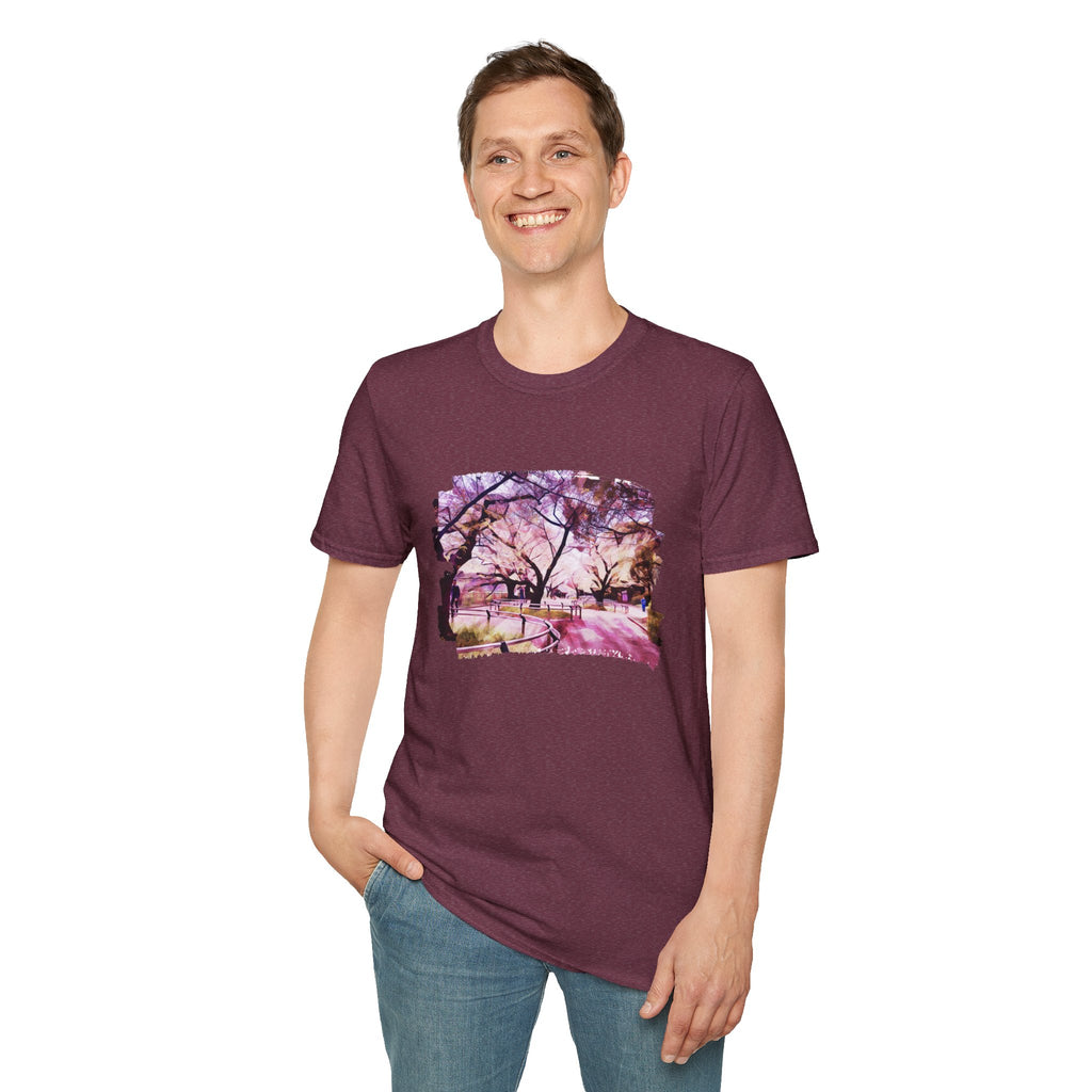 Cherry Blossom Art T-Shirt Printify