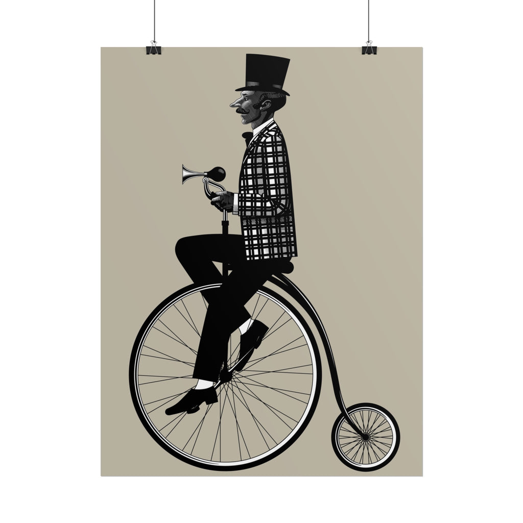 Penny Farthing Poster