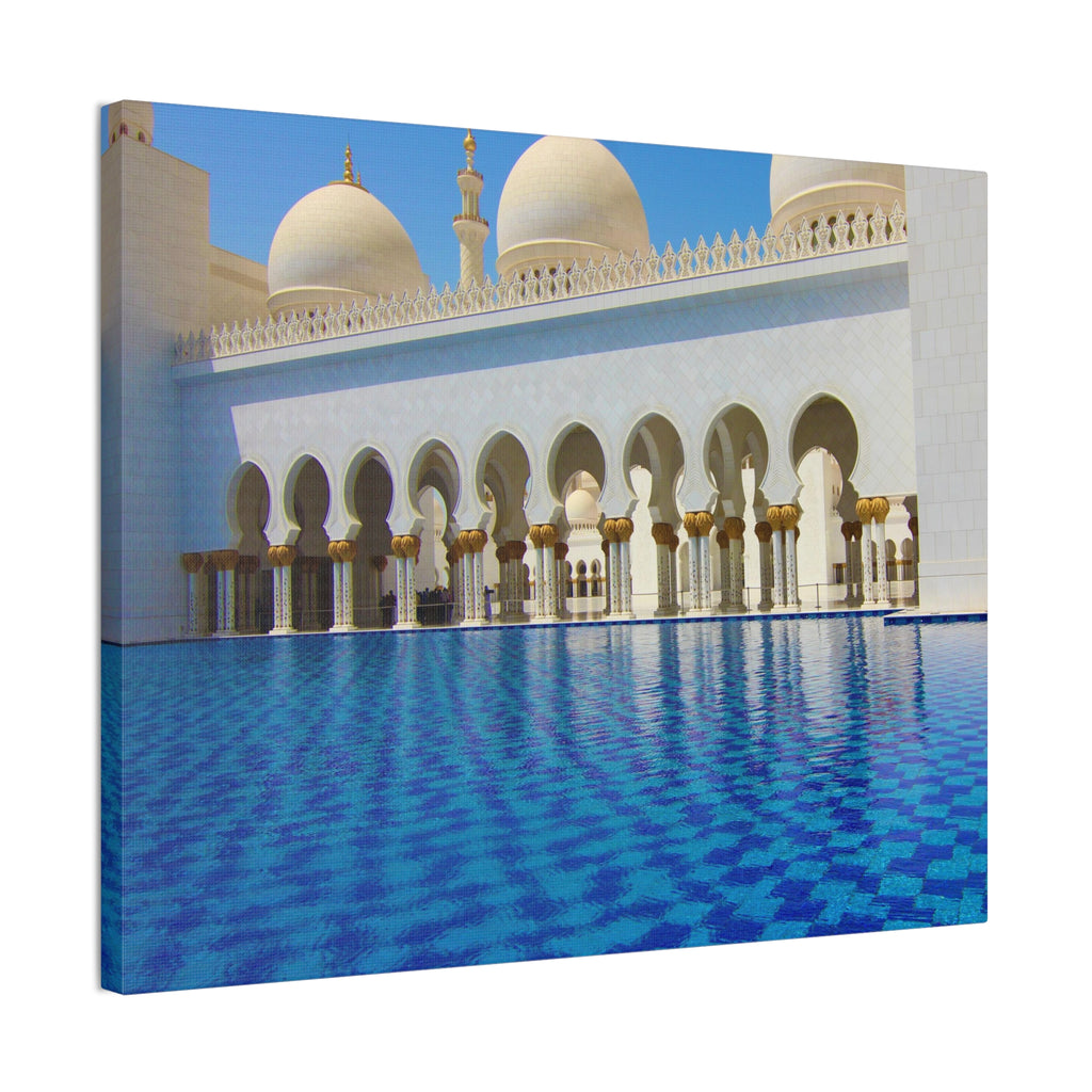 Museum on Water Photo on Canvas Printify