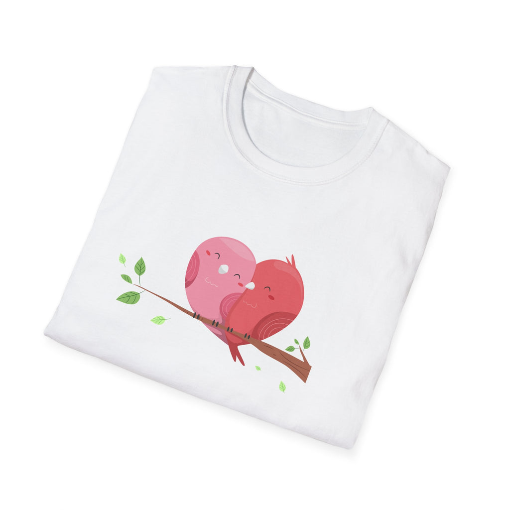 Birds Heart Shirt Printify