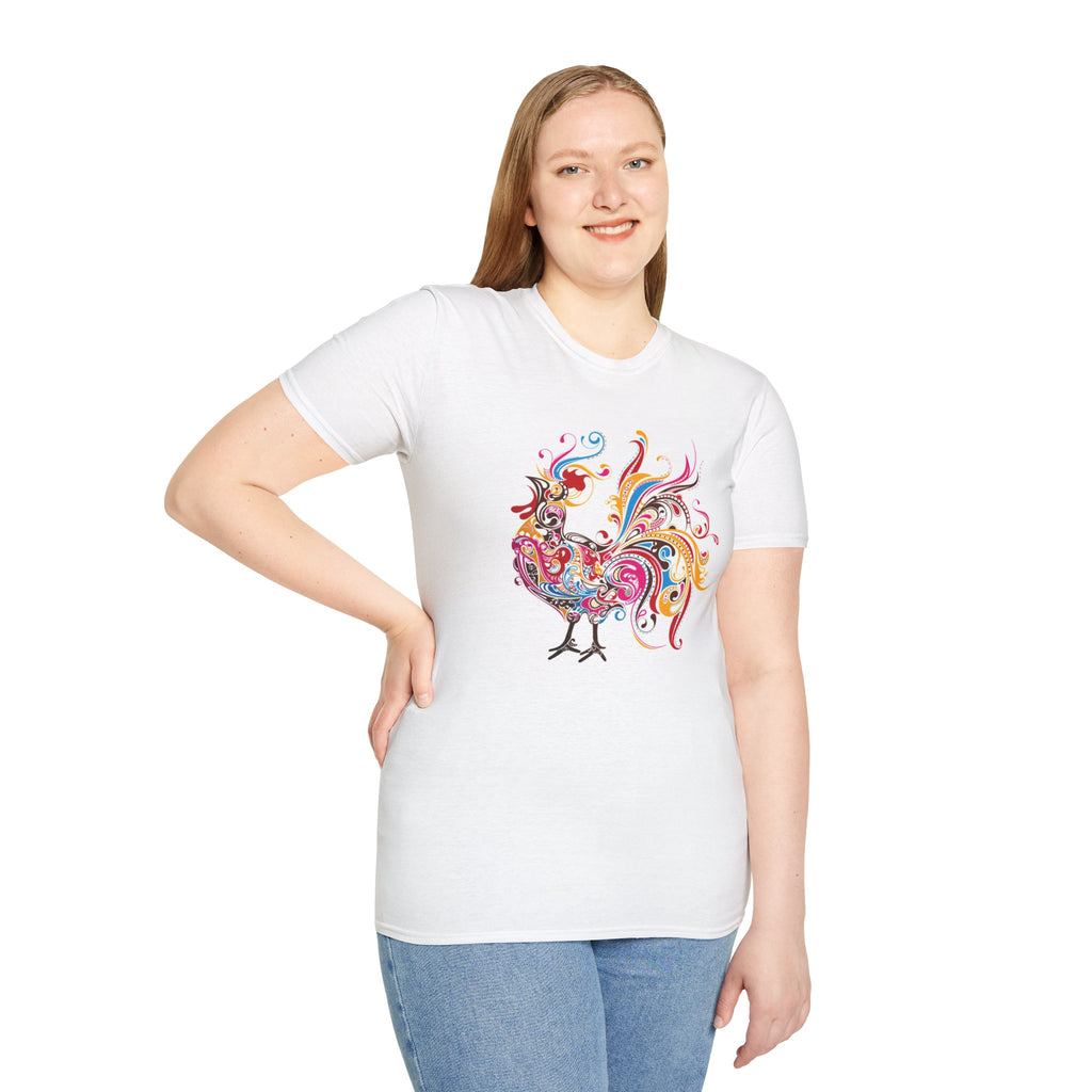 Rooster Art Shirt Printify