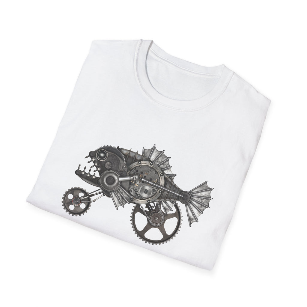Steampunk Piranha Shirt Printify