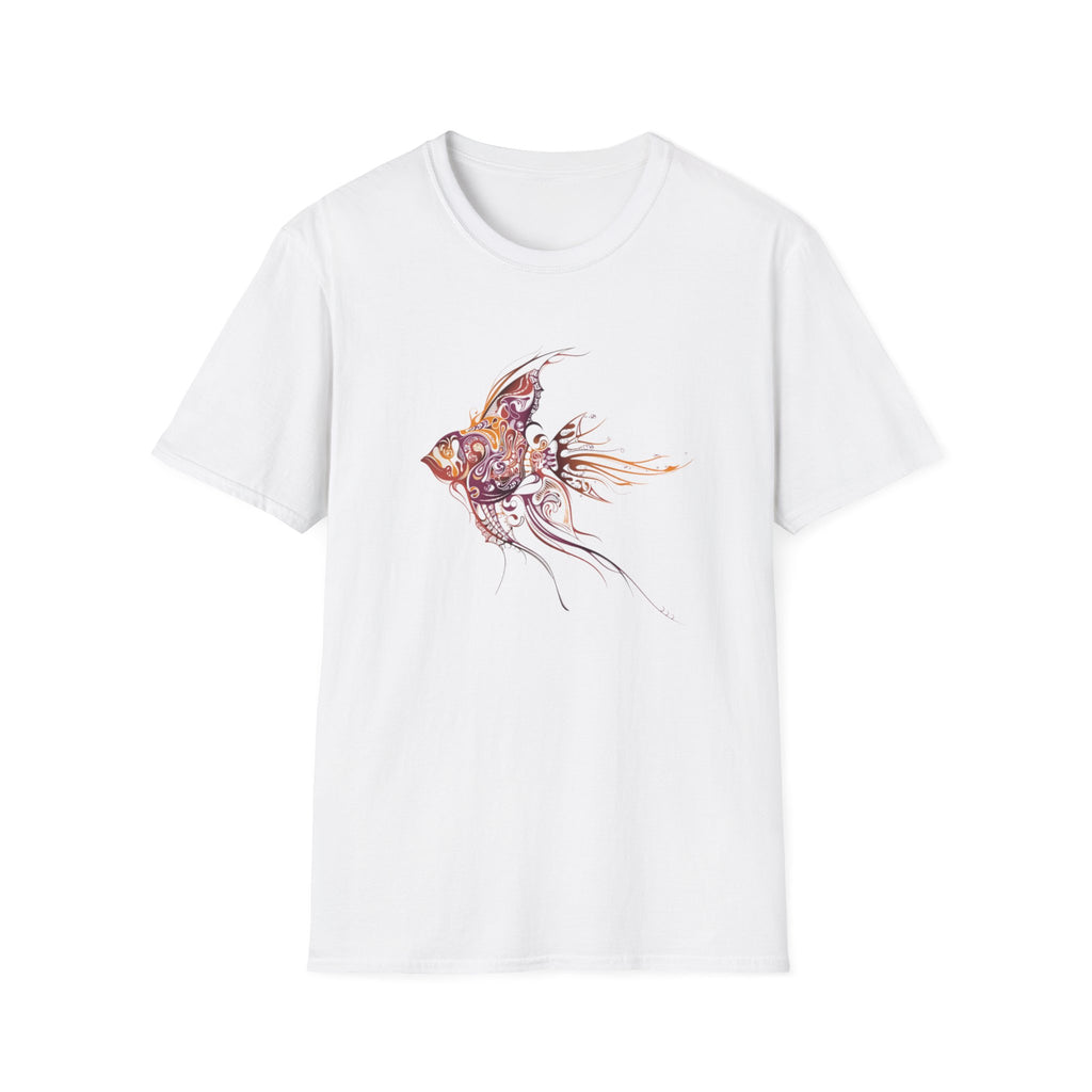 Purple Fish Art Shirt Printify