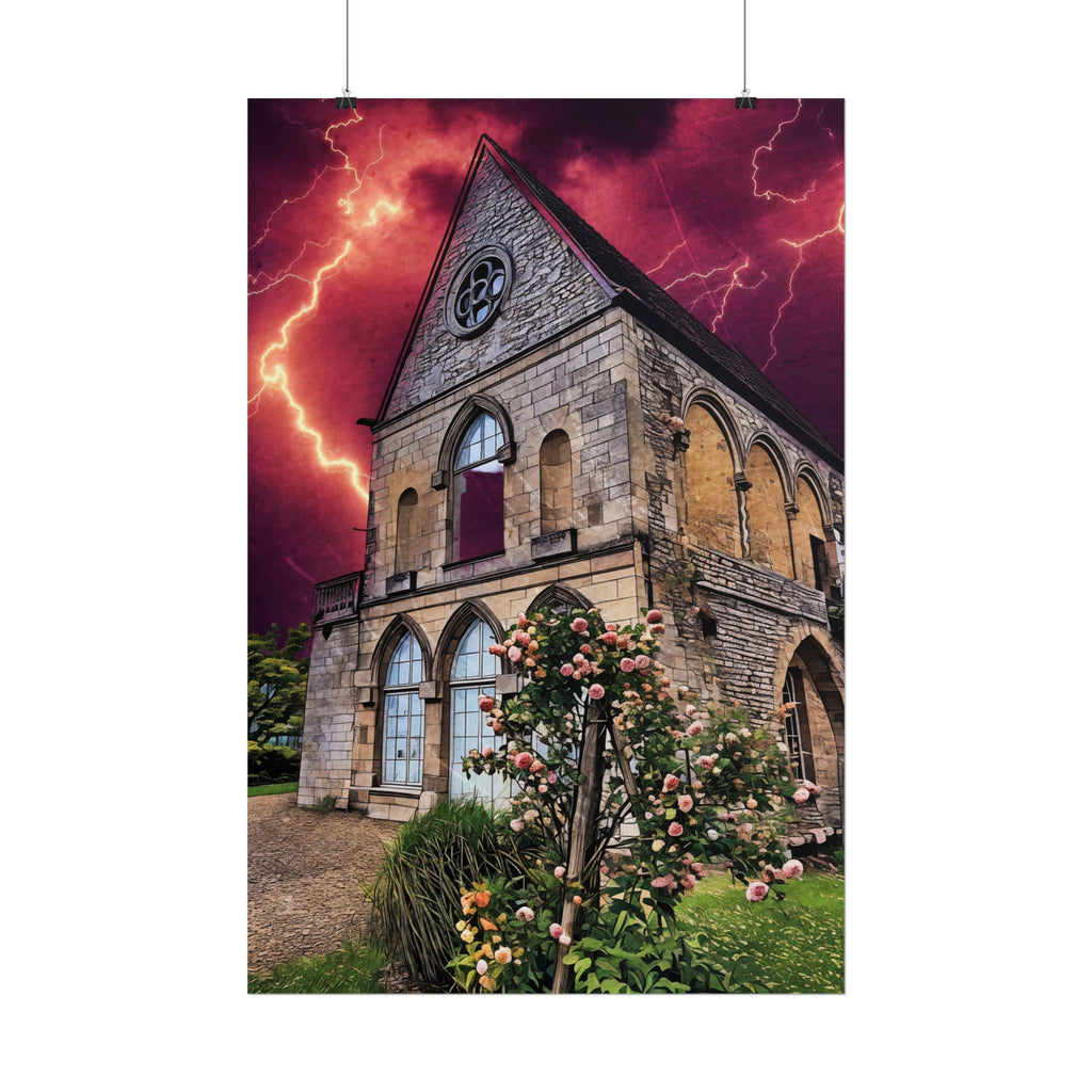 Lightning Church Poster