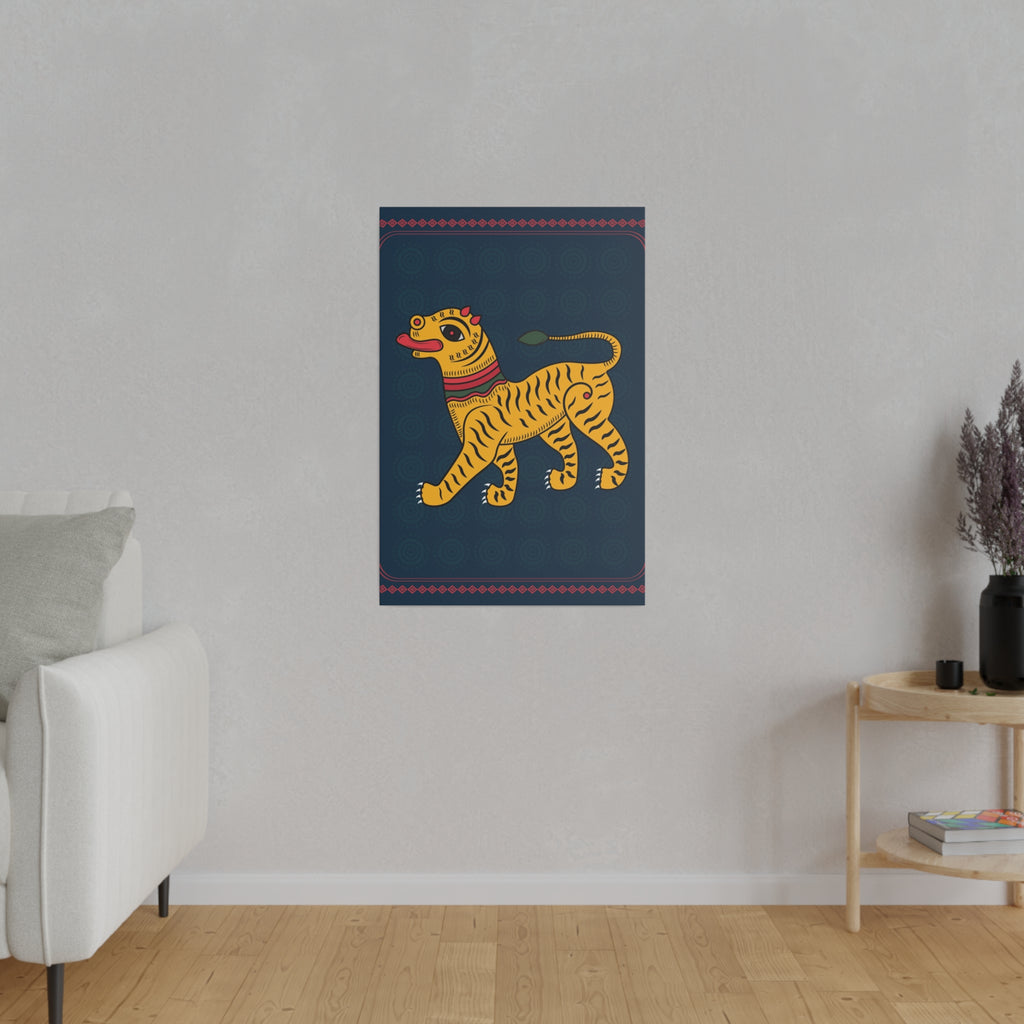 Tiger Folk Art Printify