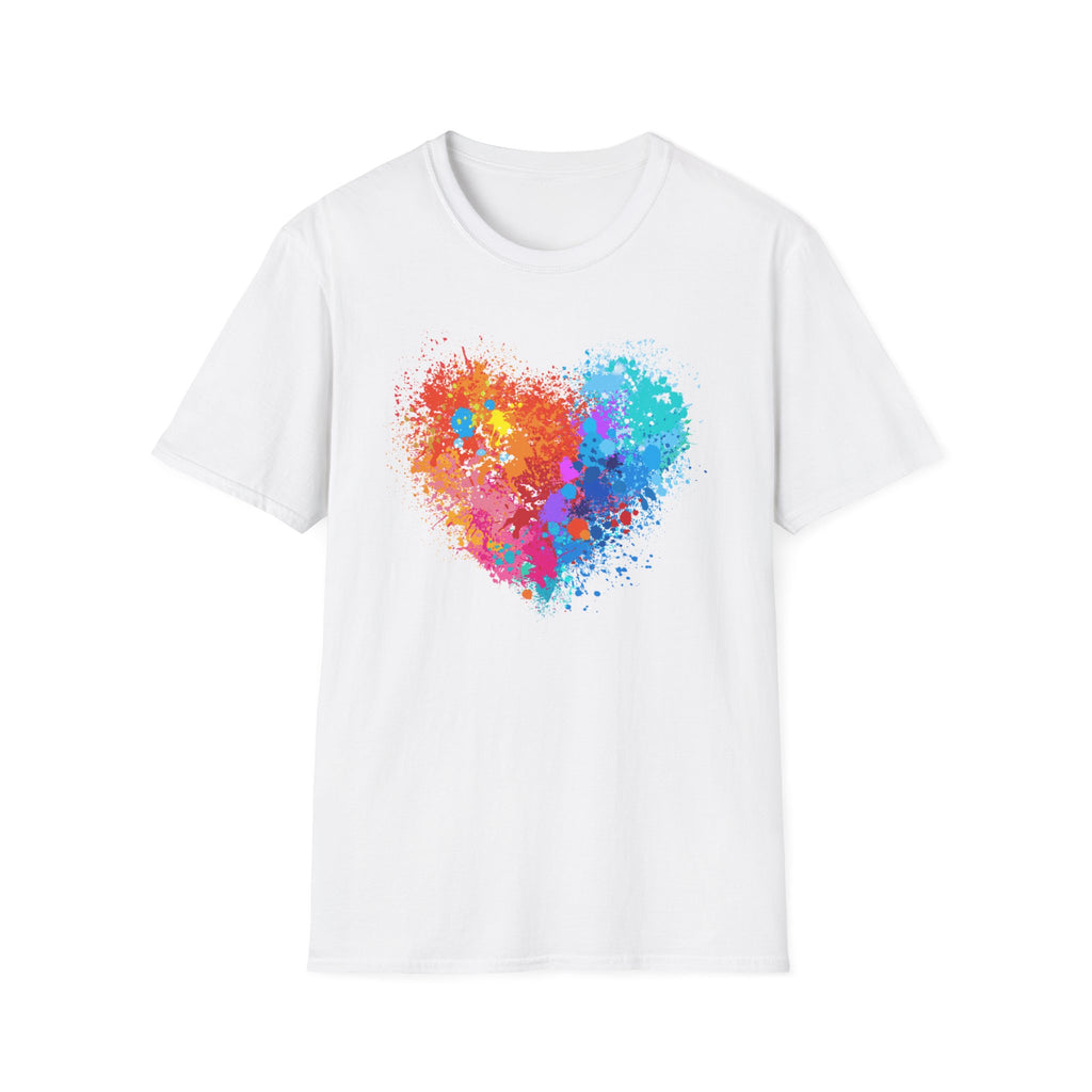 Heart Paint Shirt Printify