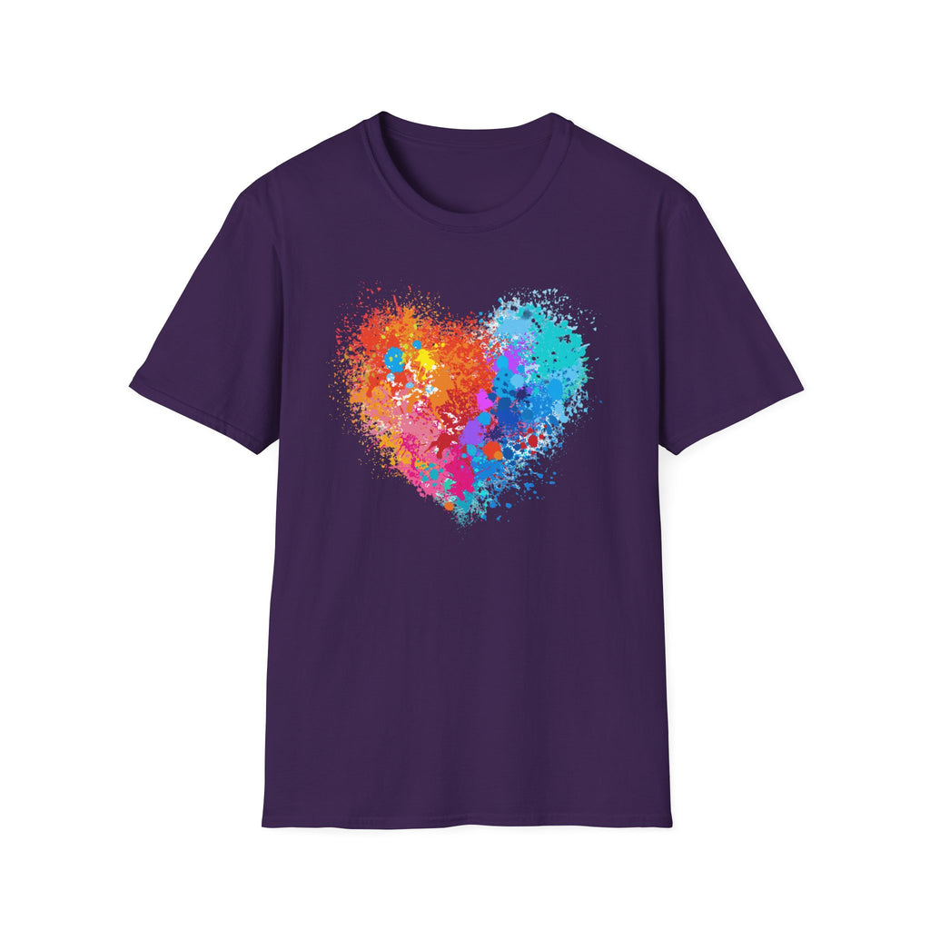 Heart Paint Shirt Printify