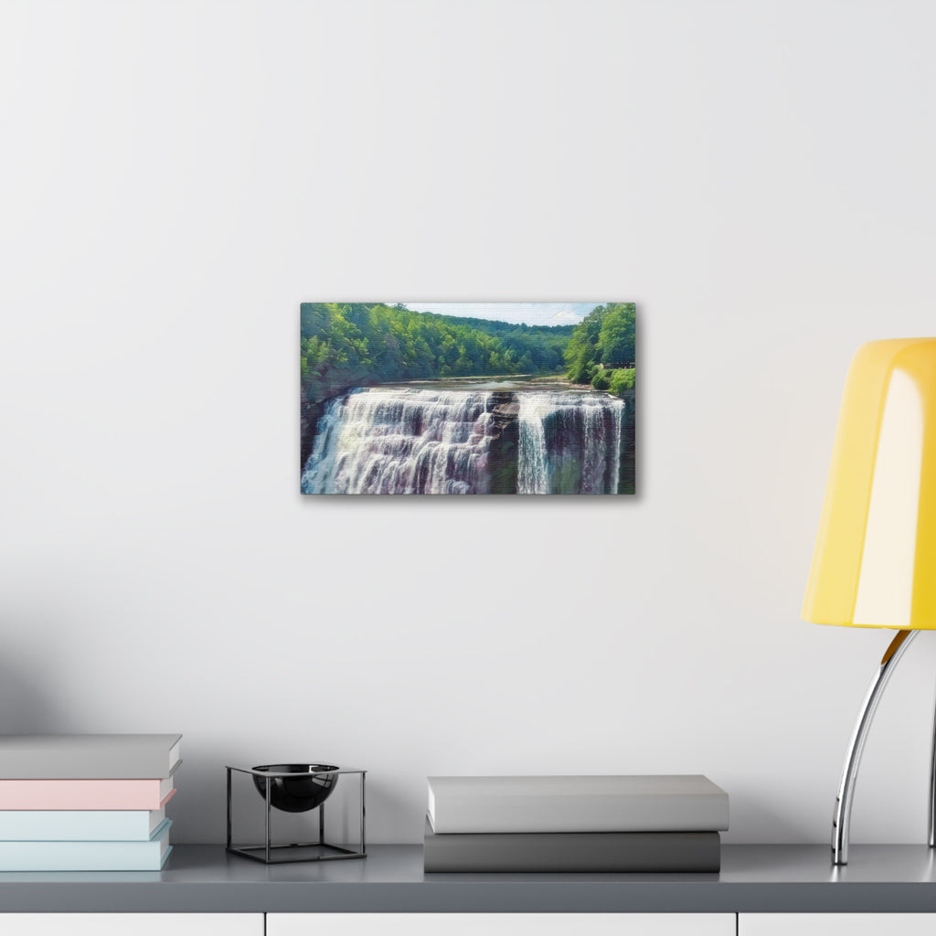 NY Waterfall Canvas Art Printify