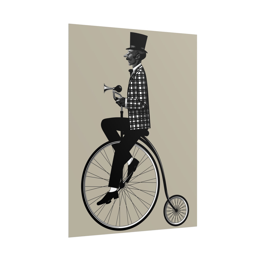 Penny Farthing Poster